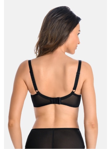 Teyli Halbgepolsterter Bügel-BH mit floraler Spitze Fransua in schwarz