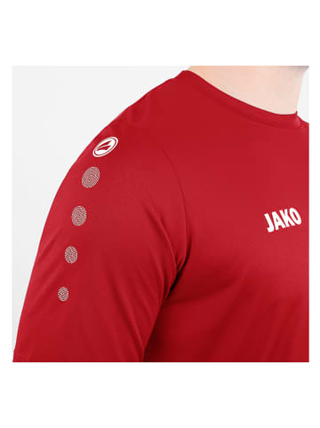 Jako Trikot 2er-Set Kurzarm Rundhals Moderne Uni-Optik in Rot-2