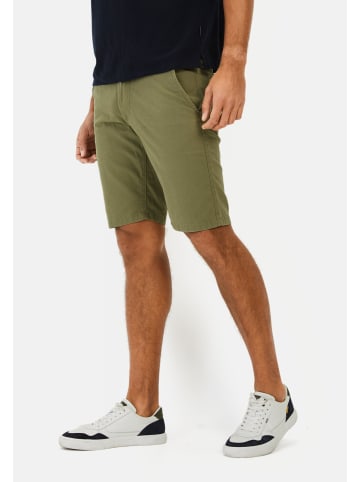 Camel Active Chinoshorts aus Baumwolle mit Stretch in Dunkelgrün