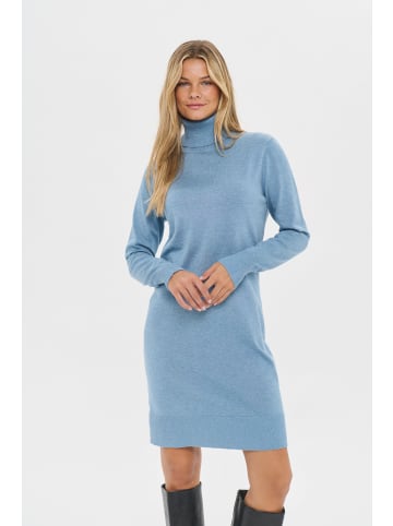 SAINT TROPEZ Kleid U6801, Gerade Passform in Blue Shadow Melange