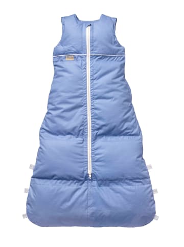 Kinderhaus Blaubär Daunenschlafsack TOP in Azur Uni