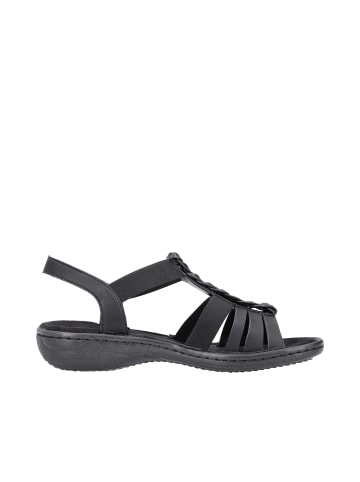 rieker Outdoorsandalen in schwarz/black