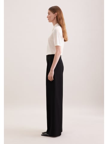 Seidensticker Stoffhose Regular in Schwarz