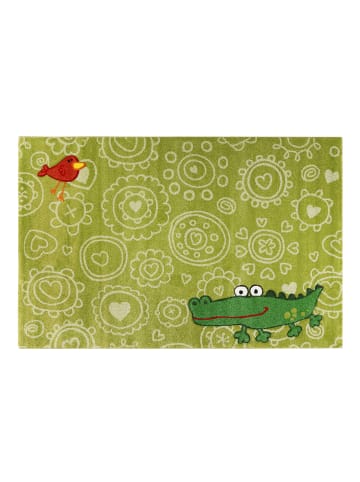 Sigikid Kinderteppich Crocodile in hellgrün
