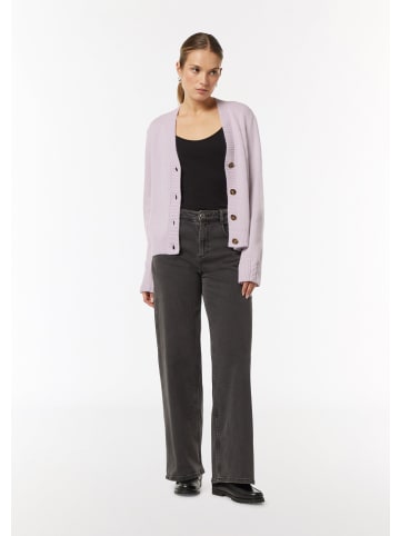 comma Strickjacke langarm in Lila