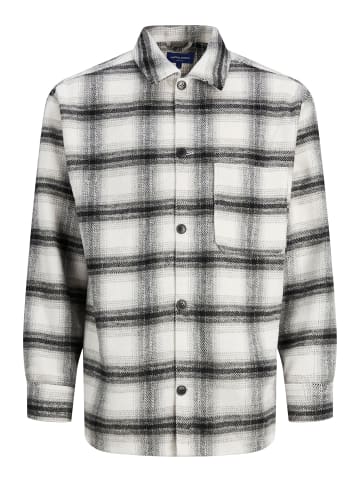 JACK & JONES PLUS Overshirt in Cloud Dancer