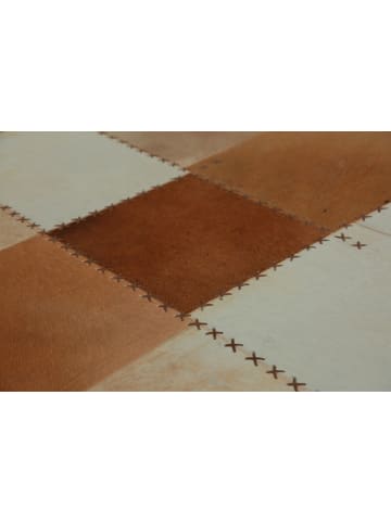 Kurzflor Teppich Marius 110 in Braun Multicolor