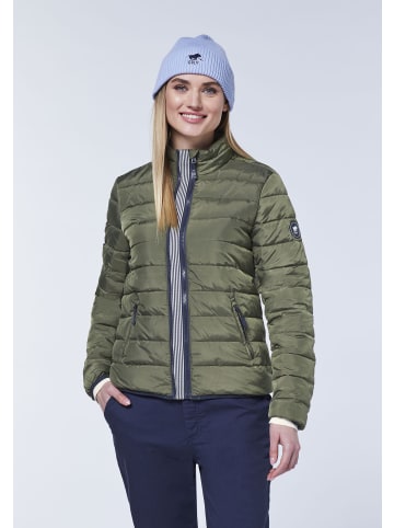 Polo Sylt Steppjacke mit leichter Wattierung in Grün