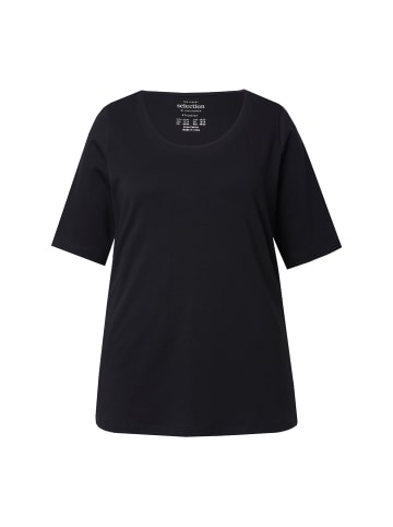 Ulla Popken Shirt in schwarz