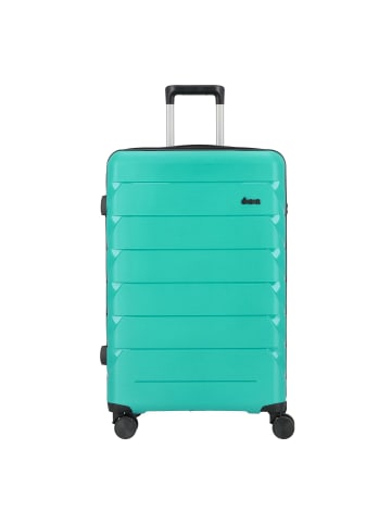 D&N Travel Line 4100 4 Rollen Trolley L 74 cm in petrol