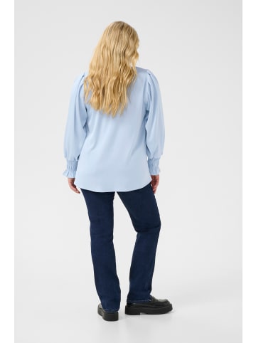 KAFFE curve Langarm-Bluse KChilla in Soft Chambray