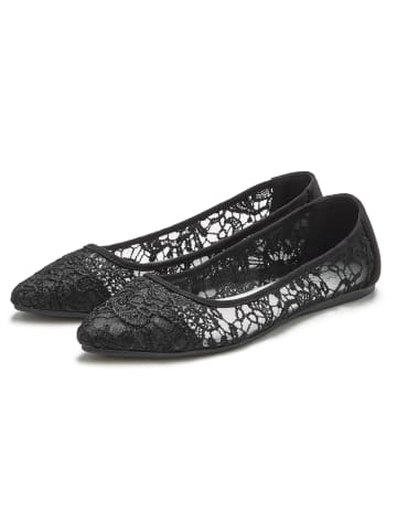 LASCANA Slipper in schwarz