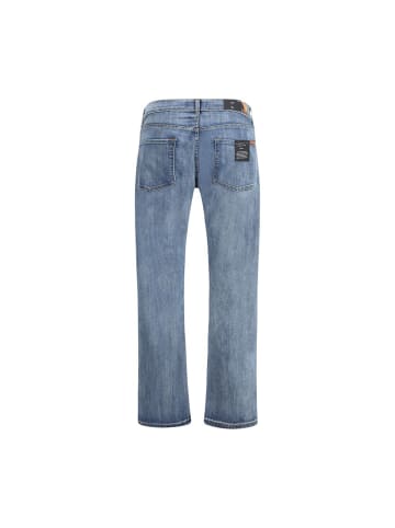 7FOR Blau Baumwolle Straight-Leg Jeans