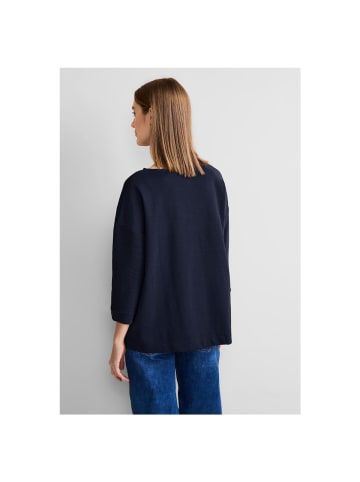 Street One Langarmshirt in deep blue