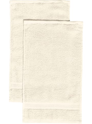 REDBEST Frottier Gästetuch 2er-Pack Chicago in creme