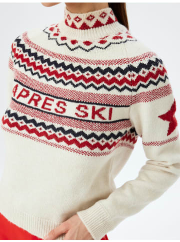 KOTON Sweater in Rot Gemustert