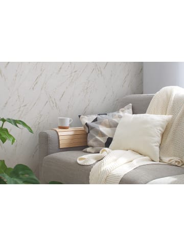 A.S. Création Tapete Marble Whisper in Weiß