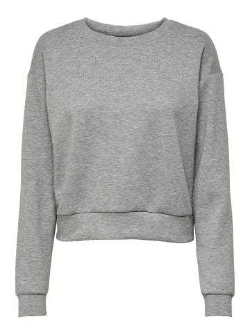 Only Play Sweatshirt in Light Grey Melange