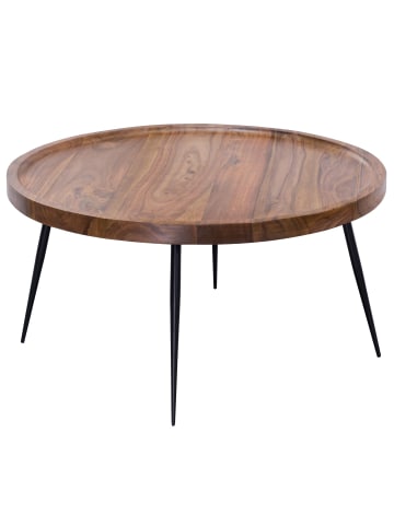 KADIMA DESIGN Couchtisch WL5.678 75x39x75 cm Massivholz / Metall