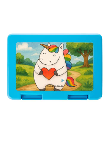 Mr. & Mrs. Panda Bentobox Einhorn Herz Design ohne Spruch in Weiß