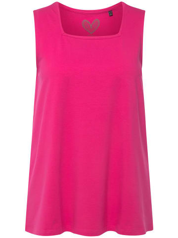 Ulla Popken Shirt in fuchsia pink