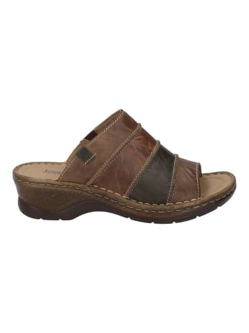 Josef Seibel Clog Catalonia 64 in brandy-multi