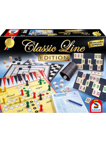 Schmidt Spiele Spielesammlung 49196 Classic Line Edition mit großen Spielfiguren - ab 3 Jahre