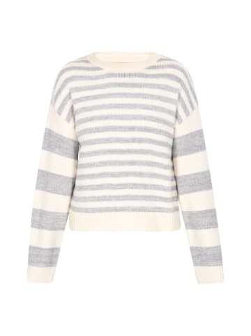 SANIKA Women Sweater in Grey Striped