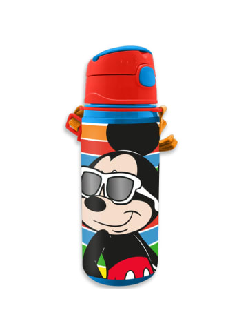 Kids Licensing Mickey Mouse Aluminium Trinkflasche mit Tragegurt 600ml 3 Jahre
