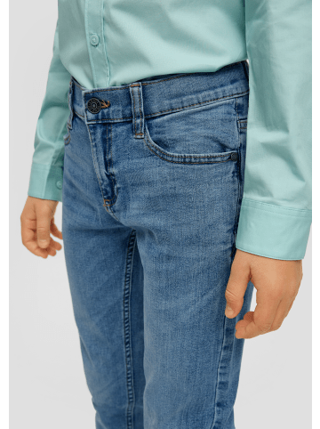 s.Oliver Jeans-Hose lang in Blau