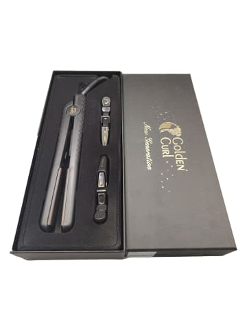 Golden Curl Glätteisen GL806 The Black Ceramic Straightener in schwarz