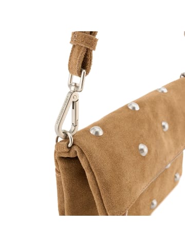FREDs BRUDER Endless Beads Clutch Tasche Leder 28 cm toffee