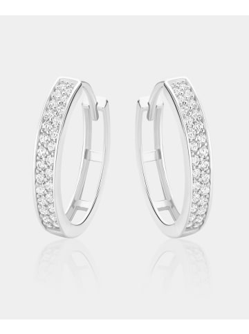 Diamant L'éternel Ohrringe aus 585 Weißgold