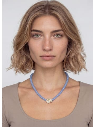 PURELEI Kette Blue Lagoon Silber