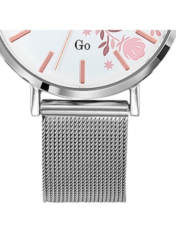 Girl Only Analog-Armbanduhr Girl Only GO in silber mittel (ca. 35mm)