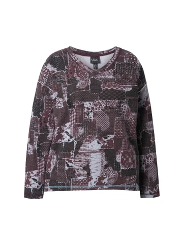 Ulla Popken Sweatshirt in pflaume