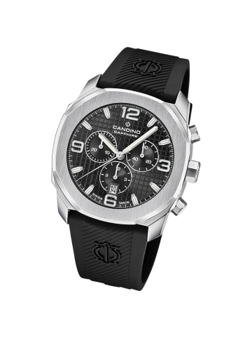 Candino Chronograph-Armbanduhr Candino Sport schwarz groß (ca. 44mm)