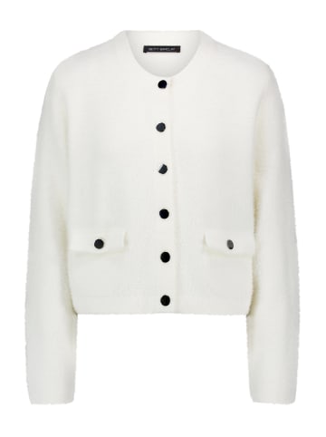 Betty Barclay Strick-Cardigan mit aufgesetzten Taschen in Rohweiß
