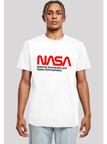 F4NT4STIC T-Shirt NASA Aeronautics And Space in weiß