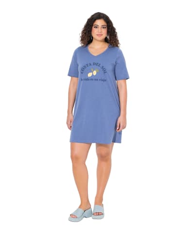 Ulla Popken Jerseykleid in atlantikblau