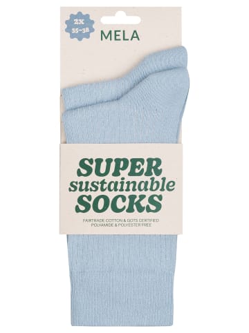 MELA Gerippte Socken 2er Pack