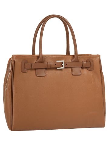 Cluty Handtasche in cognac