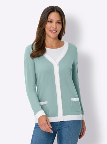 Sieh an! Strickjacke in kalkmint