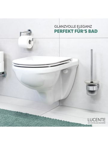 bremermann Badezimmer Zubehör-Set LUCENTE 2tlg. ca. 14,5 x 35 x 11,5 cm (B/H/T)