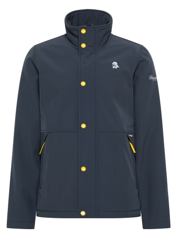 Schmuddelwedda Softshelljacke in Marine Schwarz