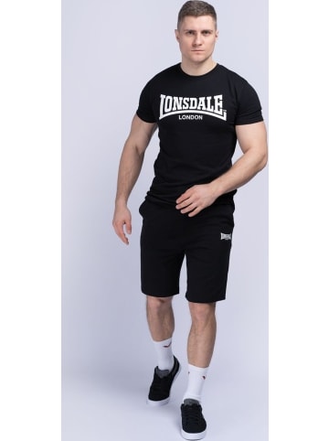 Lonsdale Trainingsanzug "Moy" in Schwarz