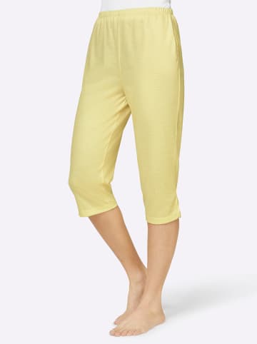 WITT WEIDEN Capri-Hosen in weiß + zitrone