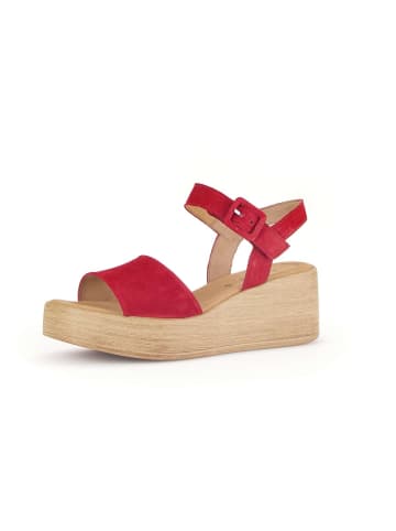 Gabor Fashion Plateau Sandalen in rot