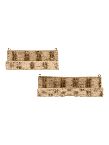 ebuy24 Wandregal Treviso Natur 2er Set