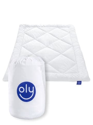 oly COOLY Sommerbettdecke ''LEICHT'' in Weiß